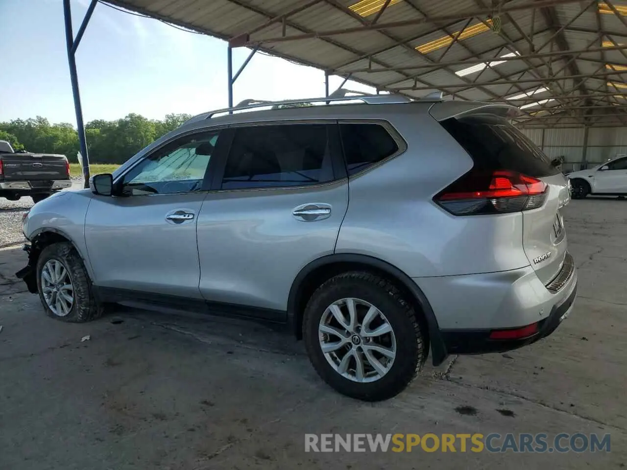 2 Photograph of a damaged car JN8AT2MV8KW389990 NISSAN ROGUE 2019