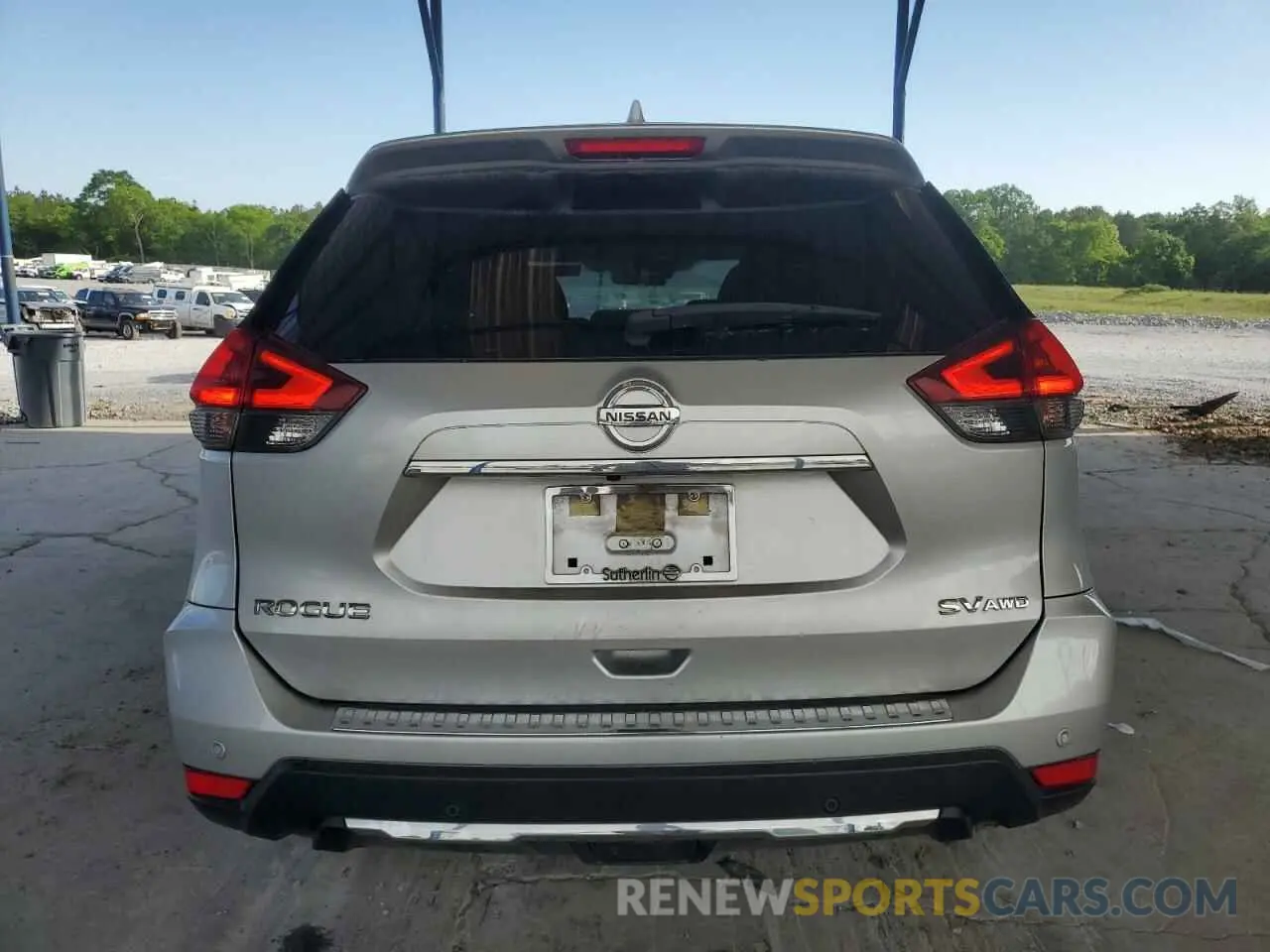 6 Photograph of a damaged car JN8AT2MV8KW389990 NISSAN ROGUE 2019