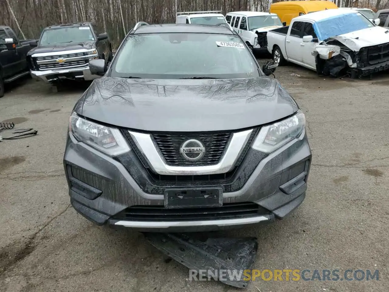 5 Photograph of a damaged car JN8AT2MV8KW392047 NISSAN ROGUE 2019