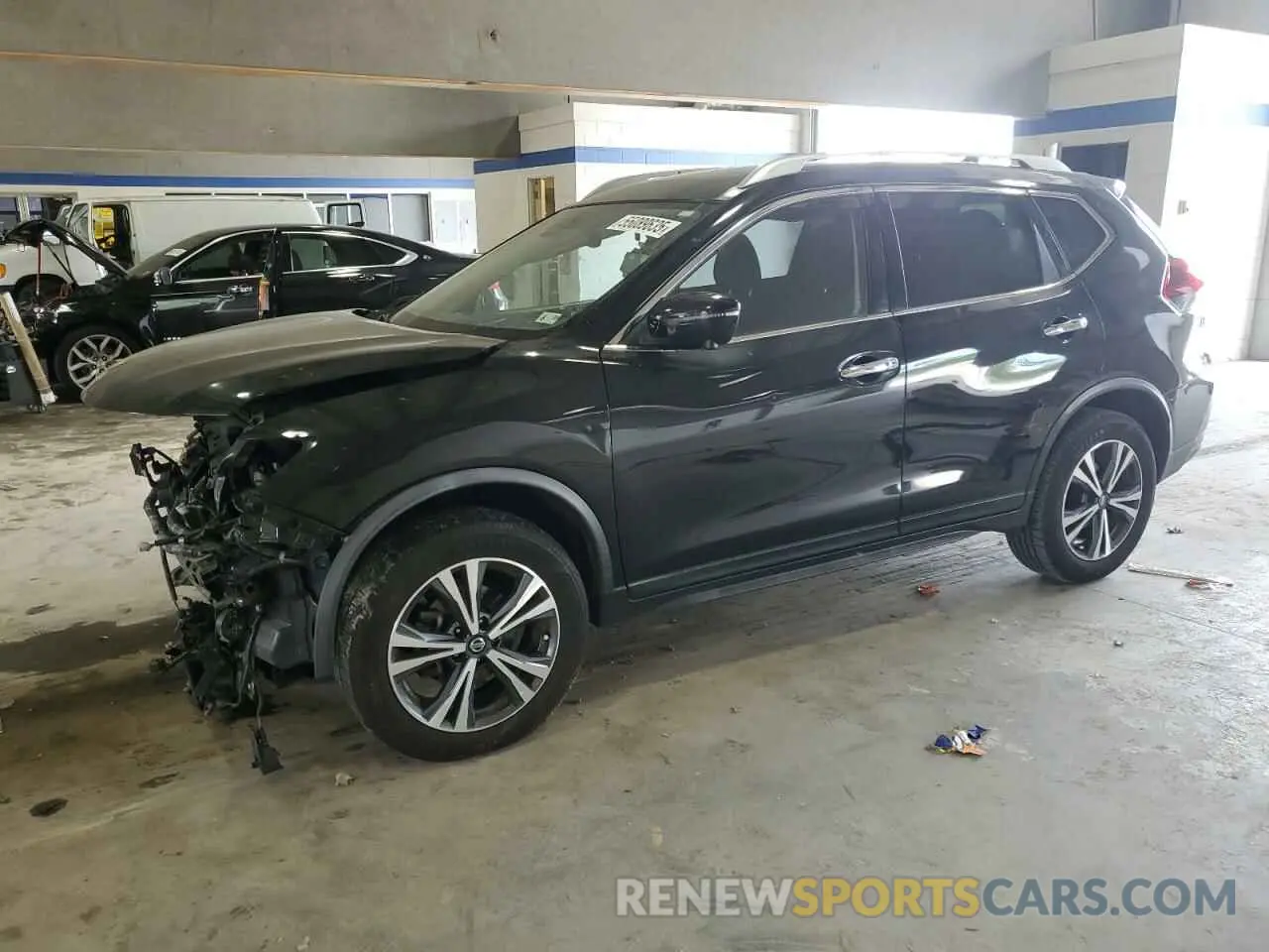 1 Photograph of a damaged car JN8AT2MV8KW392422 NISSAN ROGUE 2019