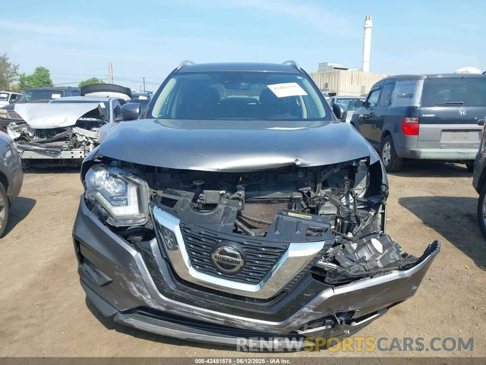 12 Photograph of a damaged car JN8AT2MV8KW392565 NISSAN ROGUE 2019