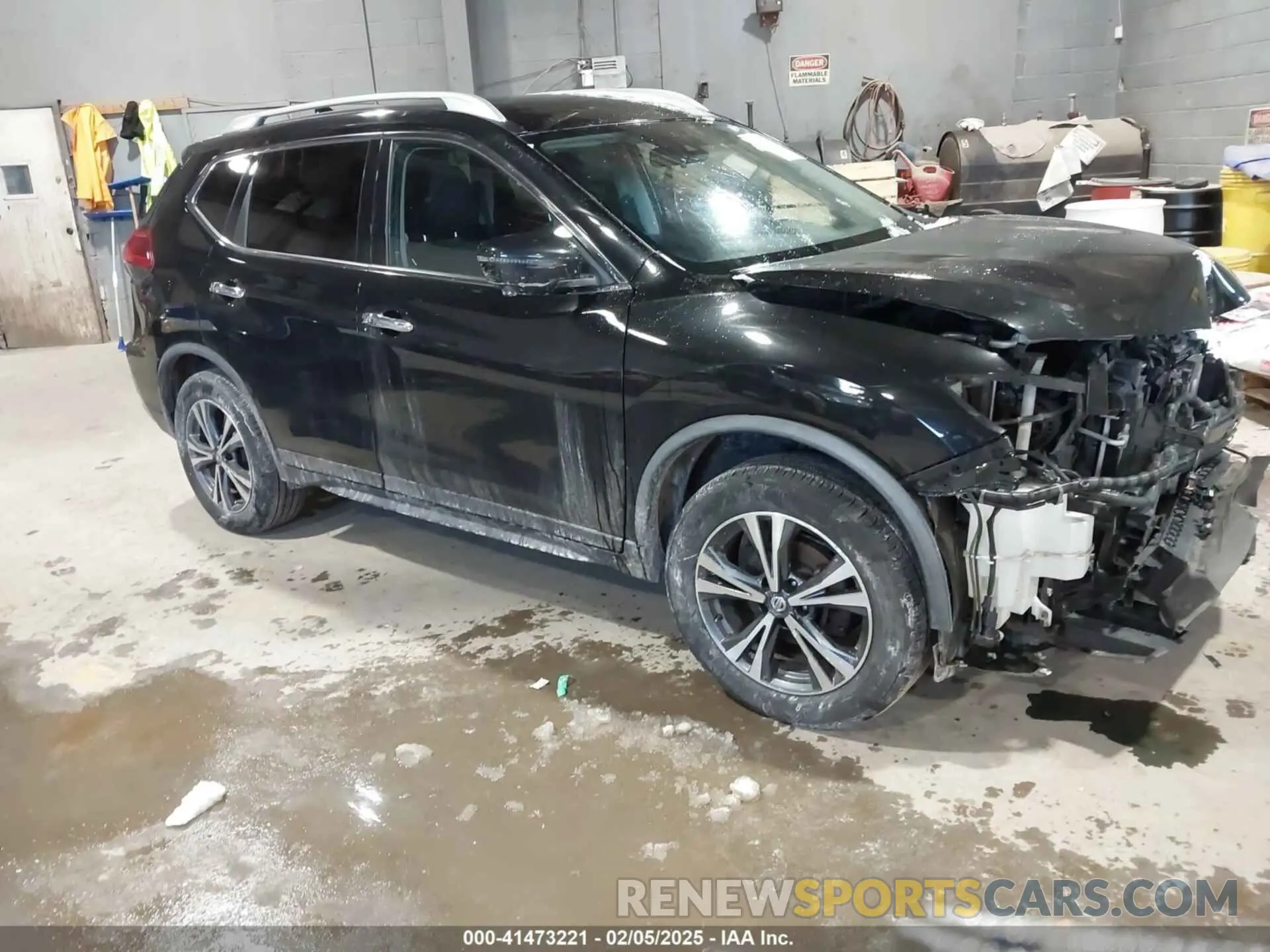 1 Photograph of a damaged car JN8AT2MV8KW394025 NISSAN ROGUE 2019