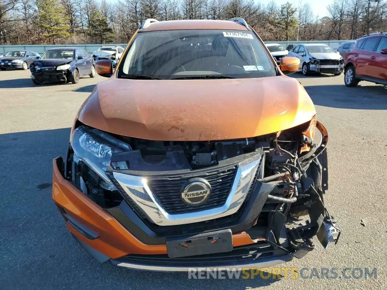 5 Photograph of a damaged car JN8AT2MV9KW372535 NISSAN ROGUE 2019