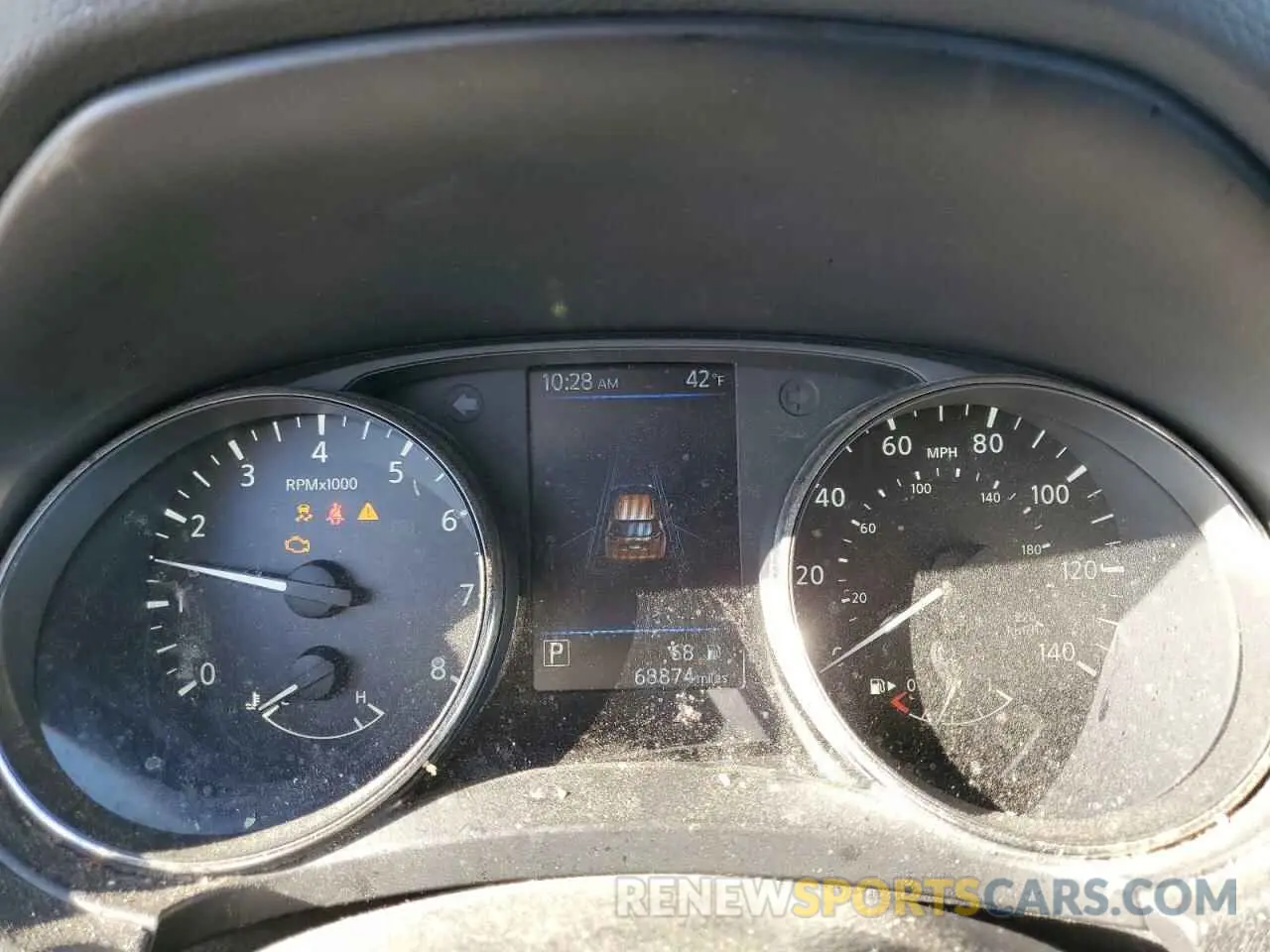 9 Photograph of a damaged car JN8AT2MV9KW372535 NISSAN ROGUE 2019