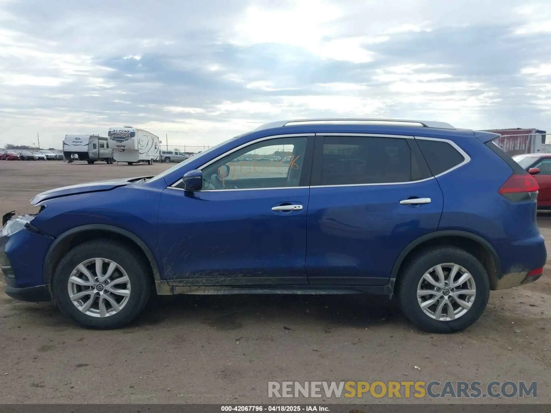14 Photograph of a damaged car JN8AT2MV9KW375757 NISSAN ROGUE 2019
