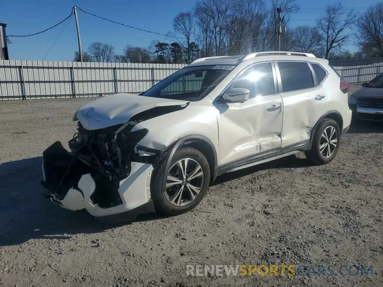 1 Photograph of a damaged car JN8AT2MV9KW385818 NISSAN ROGUE 2019