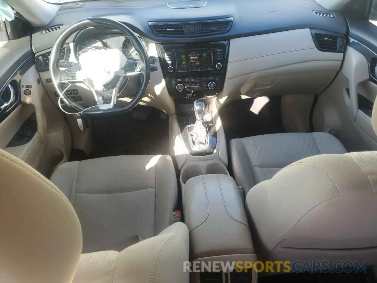 8 Photograph of a damaged car JN8AT2MV9KW385818 NISSAN ROGUE 2019