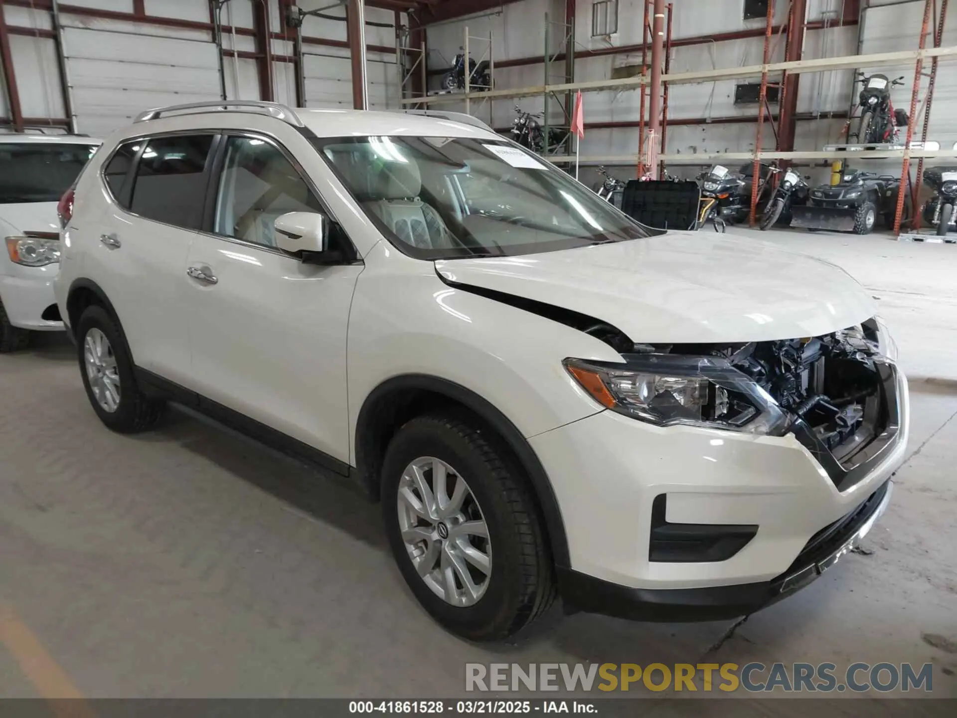 1 Photograph of a damaged car JN8AT2MV9KW387181 NISSAN ROGUE 2019