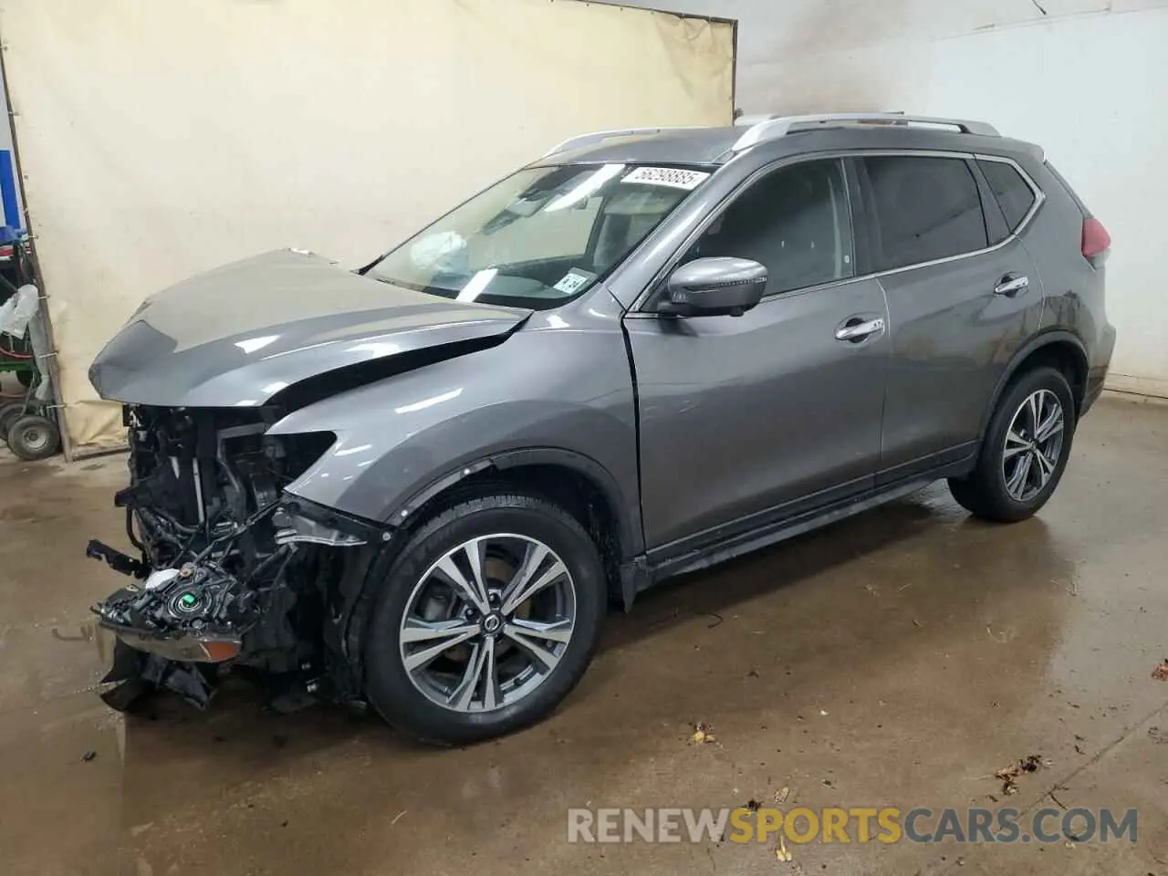 1 Photograph of a damaged car JN8AT2MV9KW393790 NISSAN ROGUE 2019