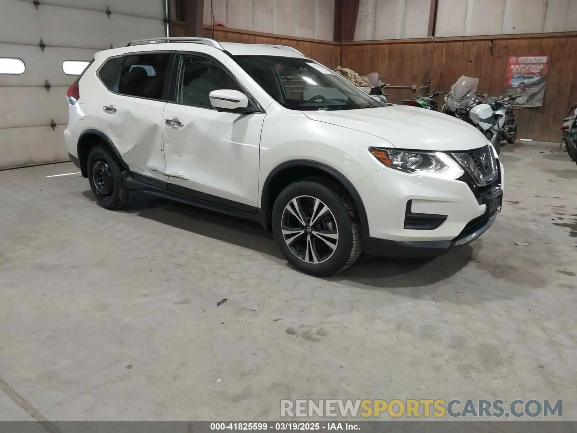 1 Photograph of a damaged car JN8AT2MV9KW397564 NISSAN ROGUE 2019