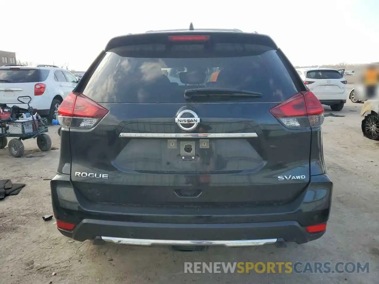 6 Photograph of a damaged car JN8AT2MV9KW399007 NISSAN ROGUE 2019