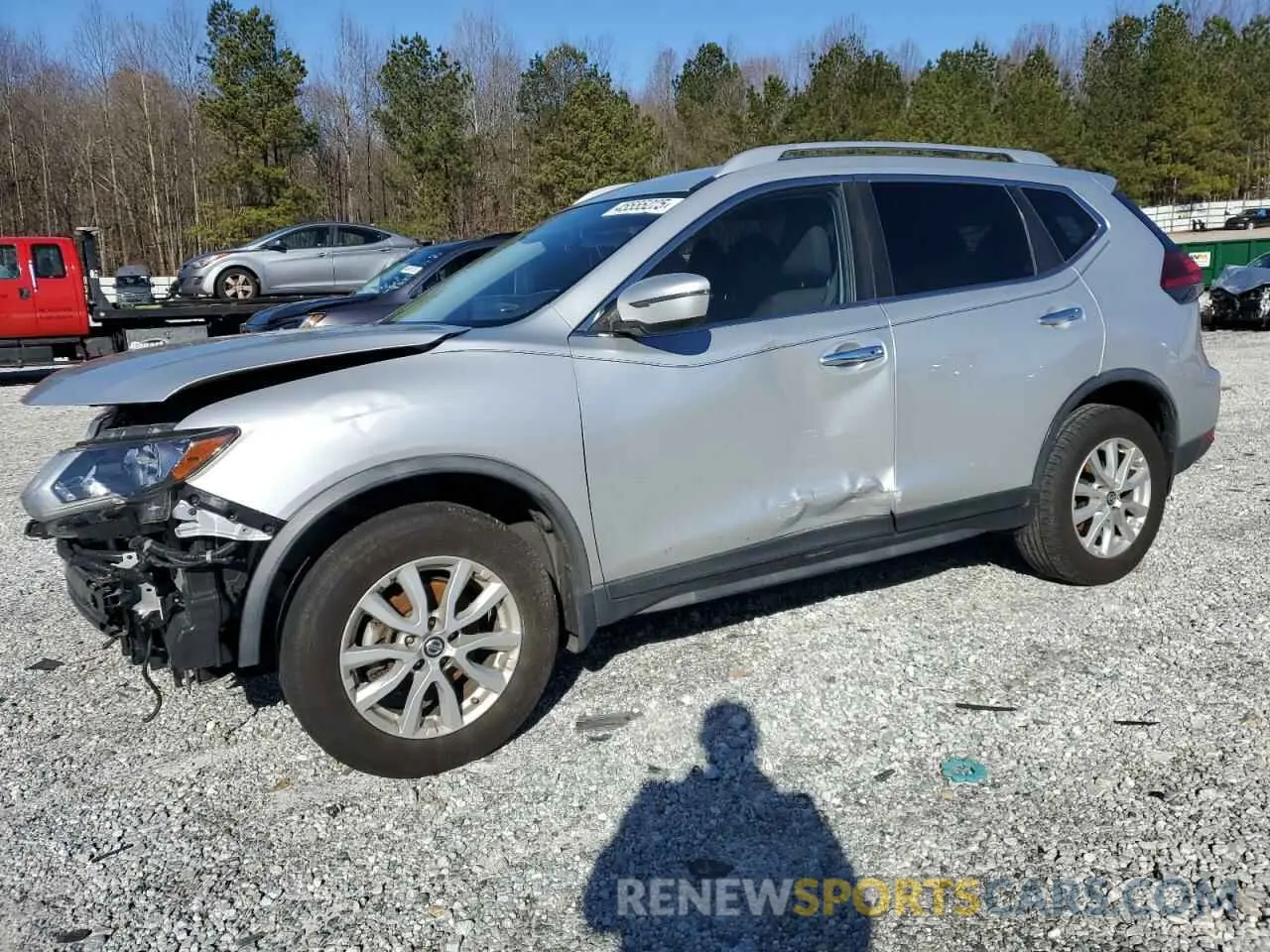 1 Photograph of a damaged car JN8AT2MVXKW372673 NISSAN ROGUE 2019
