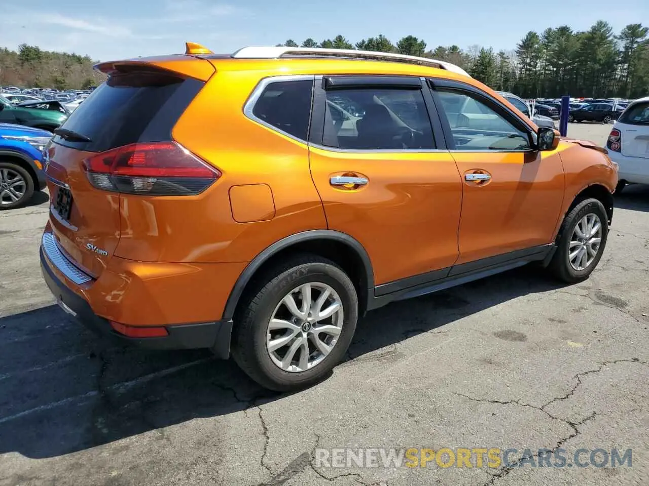 3 Photograph of a damaged car JN8AT2MVXKW376447 NISSAN ROGUE 2019