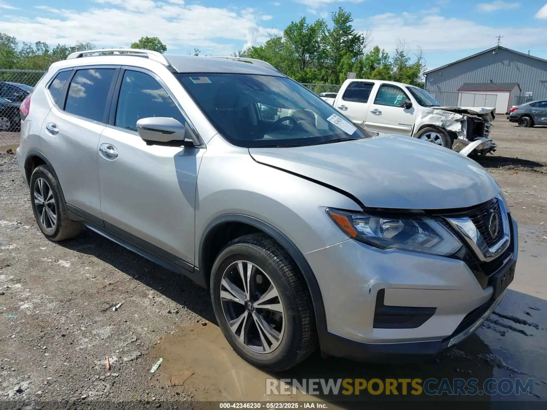 1 Photograph of a damaged car JN8AT2MVXKW379252 NISSAN ROGUE 2019