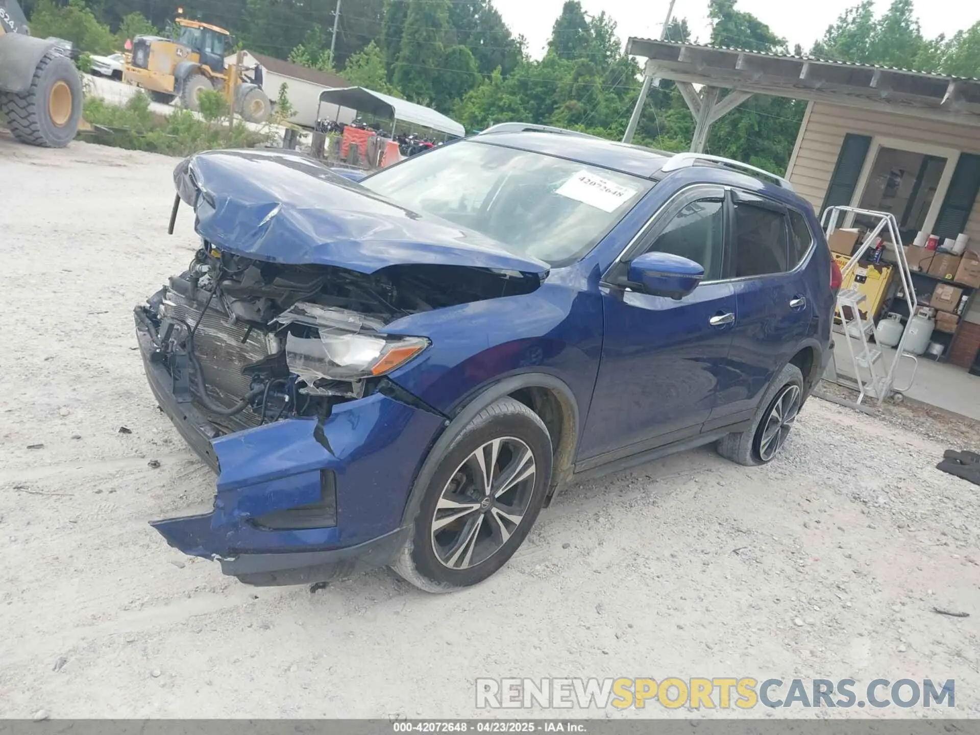 2 Photograph of a damaged car JN8AT2MVXKW383981 NISSAN ROGUE 2019