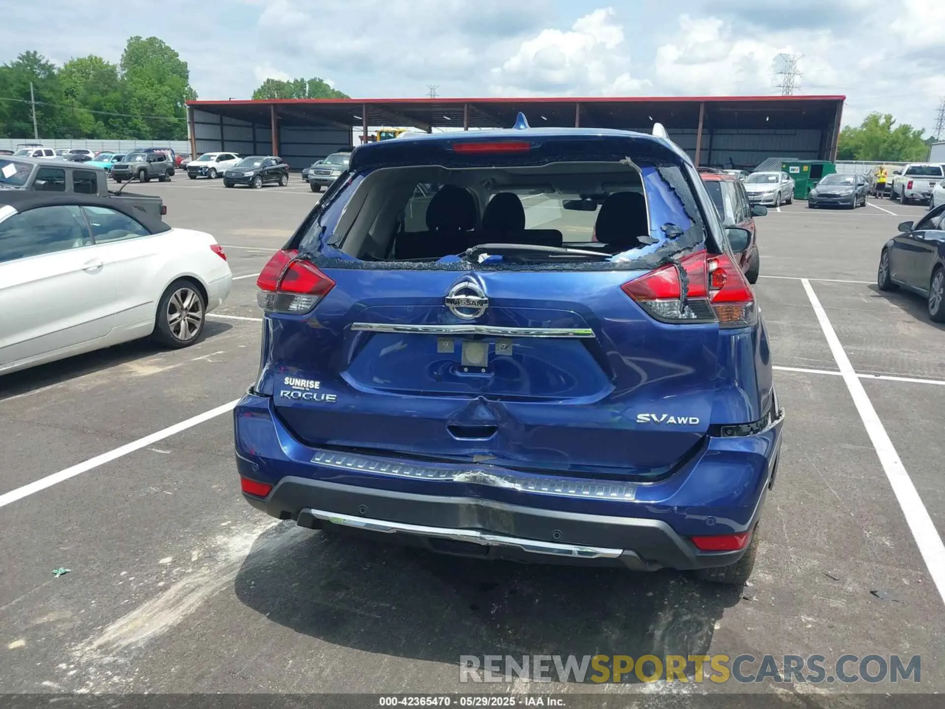 16 Photograph of a damaged car JN8AT2MVXKW386900 NISSAN ROGUE 2019
