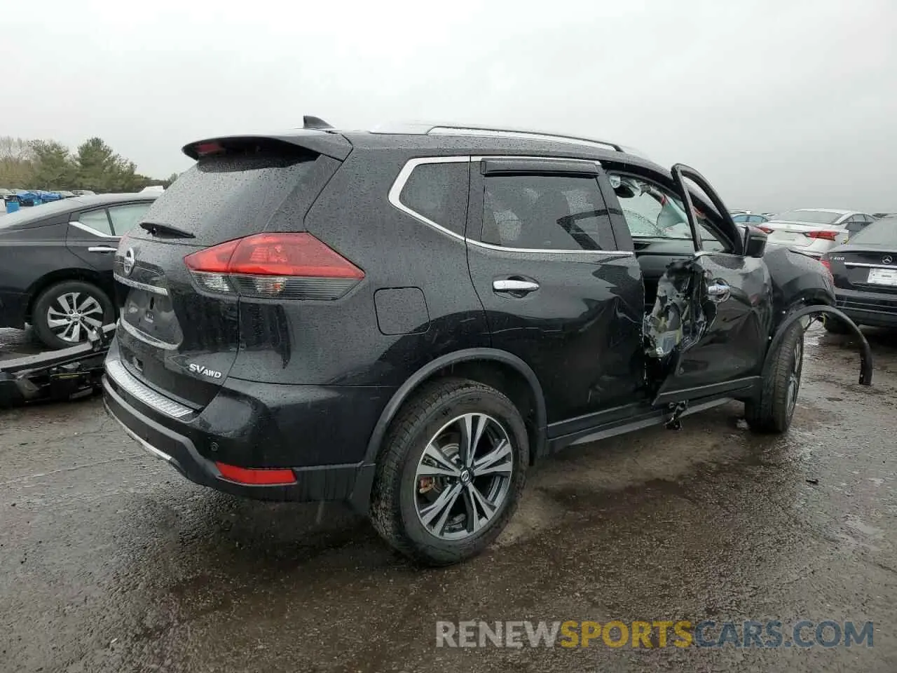 3 Photograph of a damaged car JN8AT2MVXKW394317 NISSAN ROGUE 2019