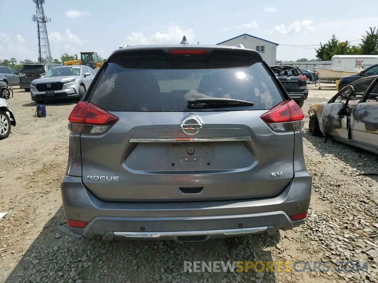 6 Photograph of a damaged car KNMAT2MT0KP515134 NISSAN ROGUE 2019