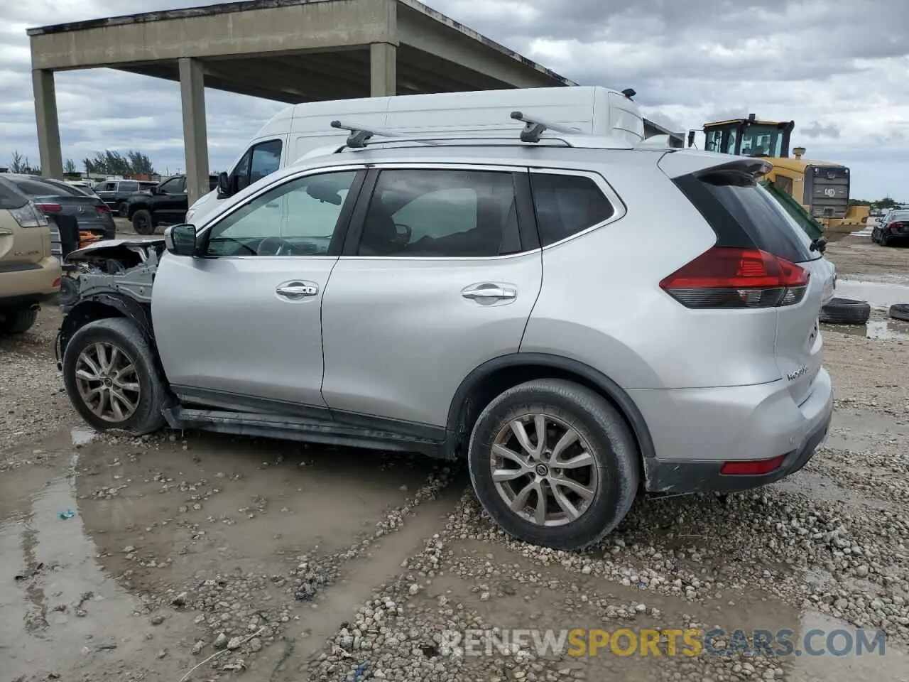 2 Photograph of a damaged car KNMAT2MT0KP516221 NISSAN ROGUE 2019