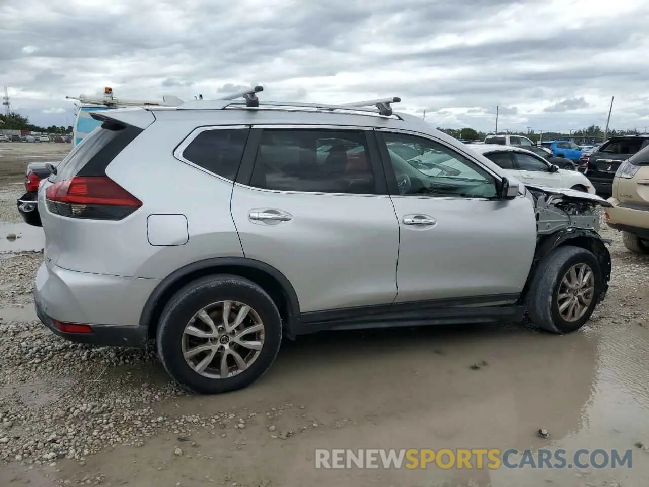 3 Photograph of a damaged car KNMAT2MT0KP516221 NISSAN ROGUE 2019