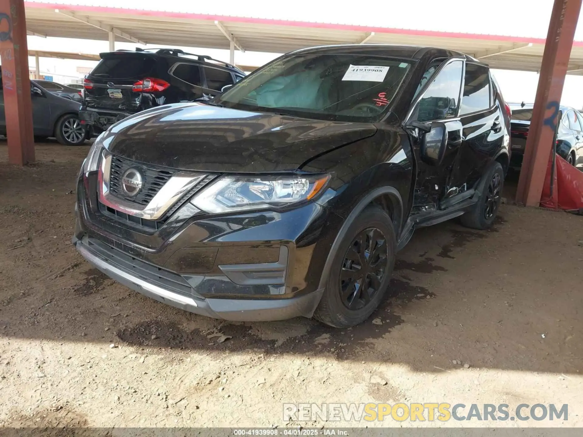 2 Photograph of a damaged car KNMAT2MT0KP548859 NISSAN ROGUE 2019