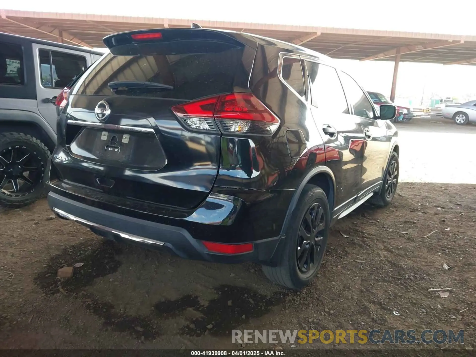 4 Photograph of a damaged car KNMAT2MT0KP548859 NISSAN ROGUE 2019