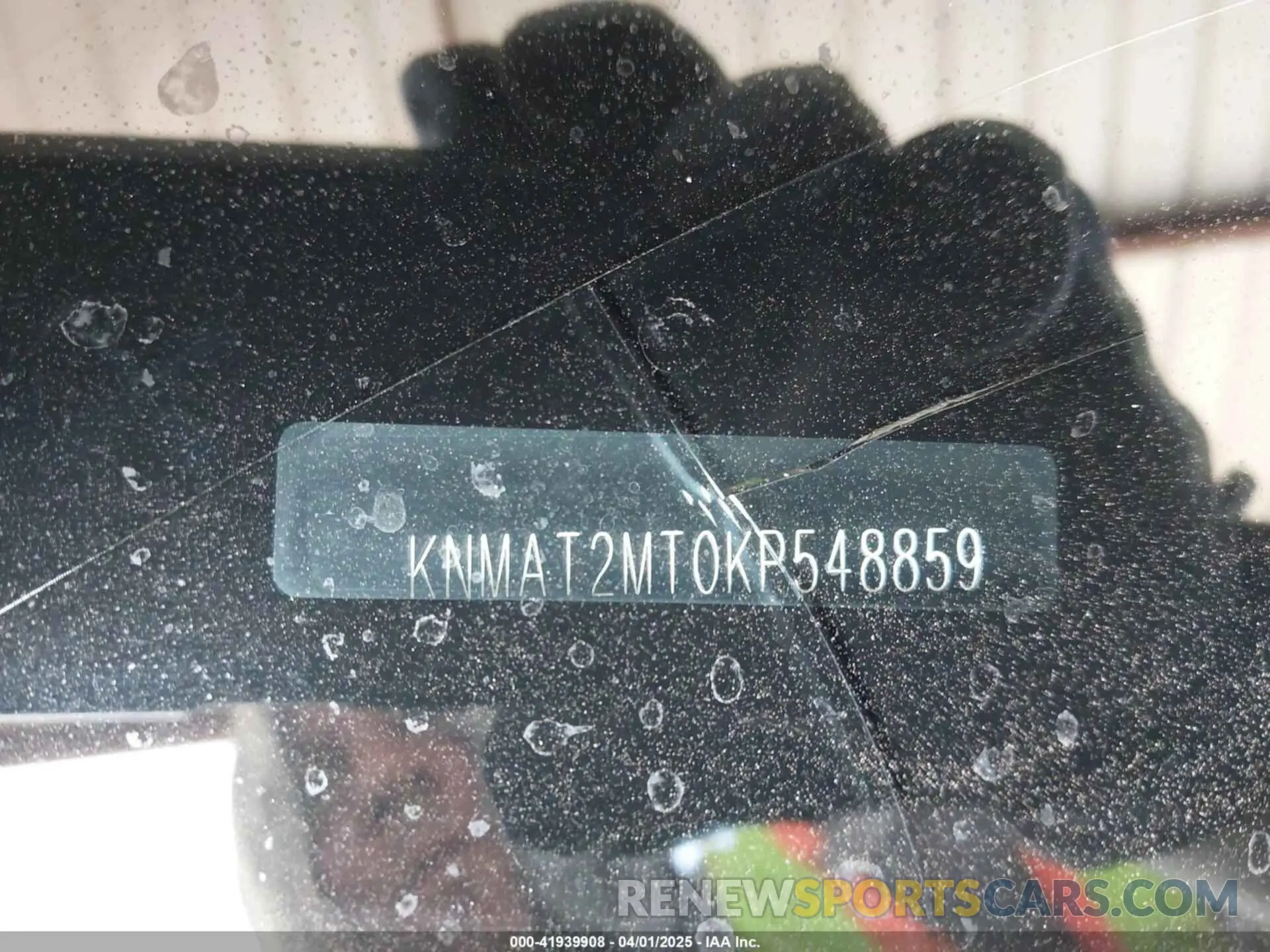 9 Photograph of a damaged car KNMAT2MT0KP548859 NISSAN ROGUE 2019