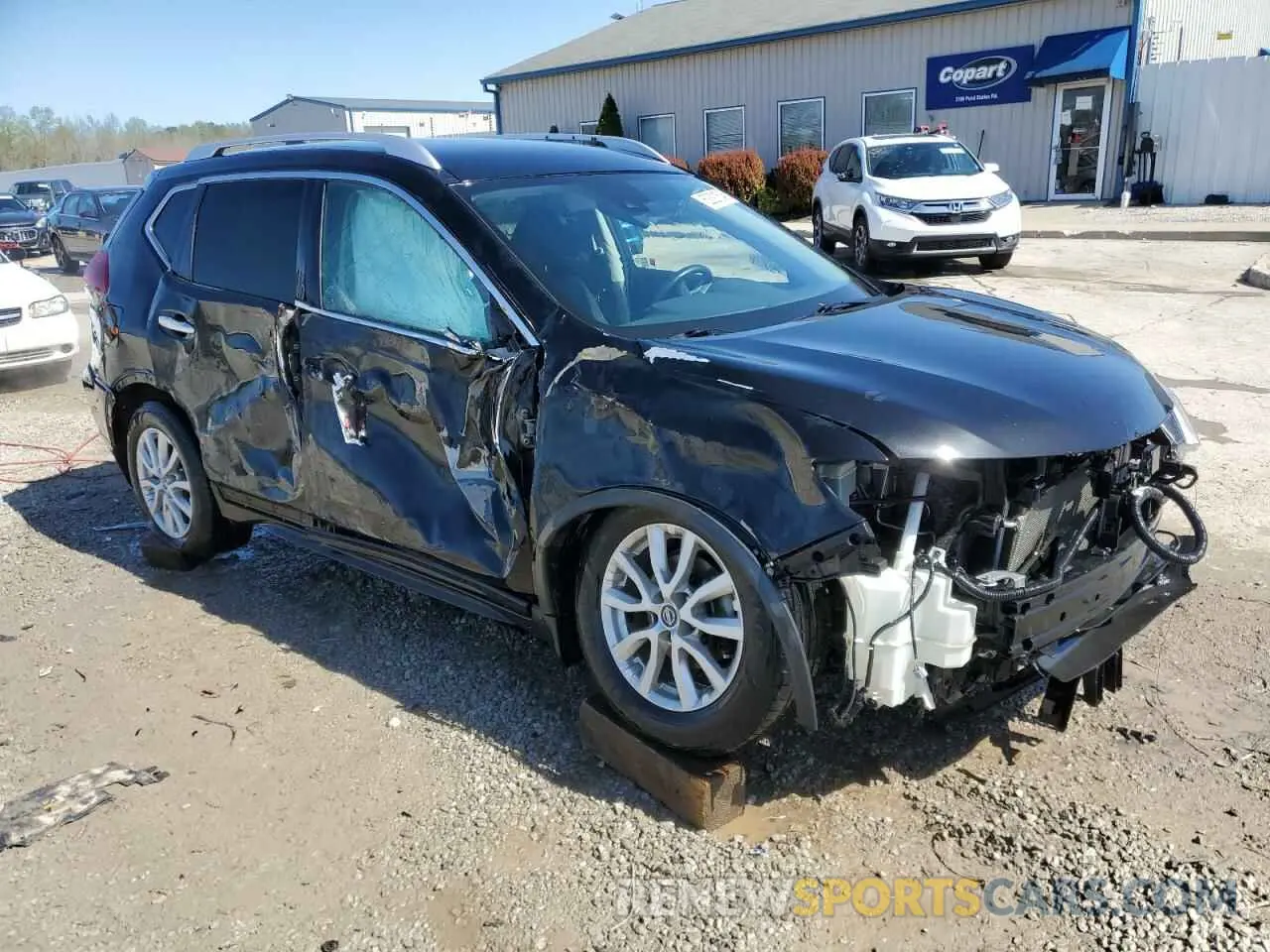 4 Photograph of a damaged car KNMAT2MT0KP552281 NISSAN ROGUE 2019