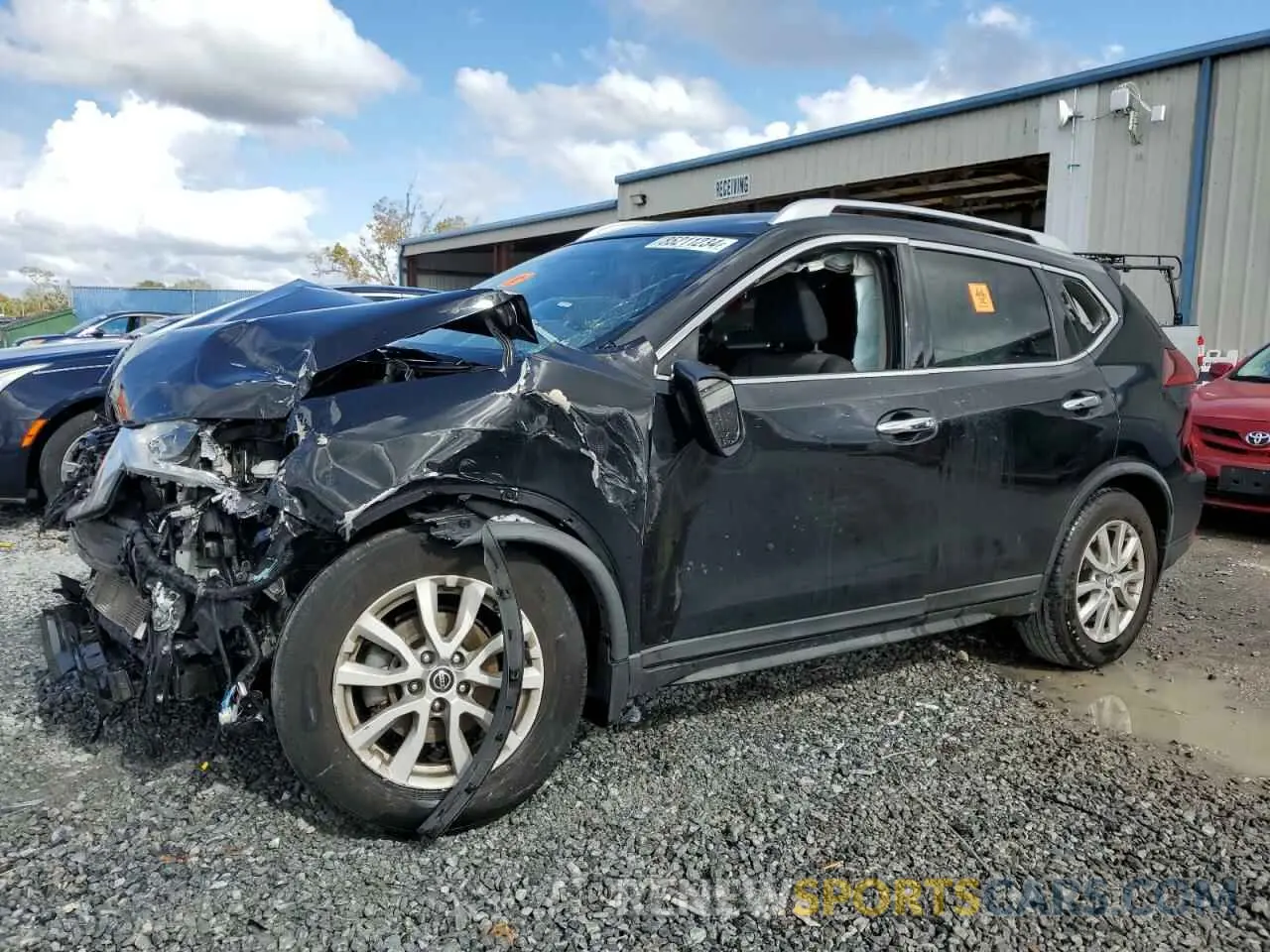 1 Photograph of a damaged car KNMAT2MT0KP553463 NISSAN ROGUE 2019