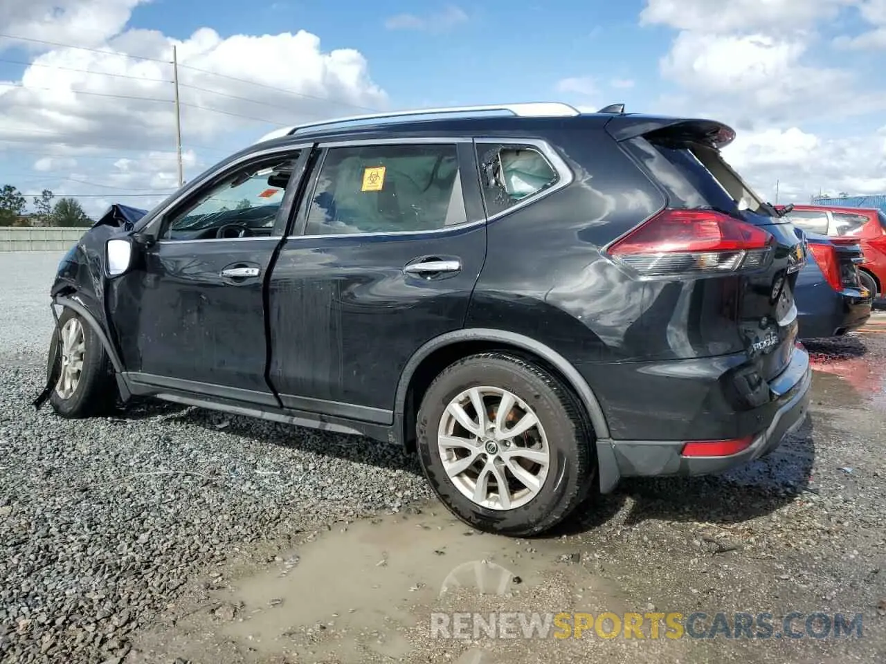 2 Photograph of a damaged car KNMAT2MT0KP553463 NISSAN ROGUE 2019