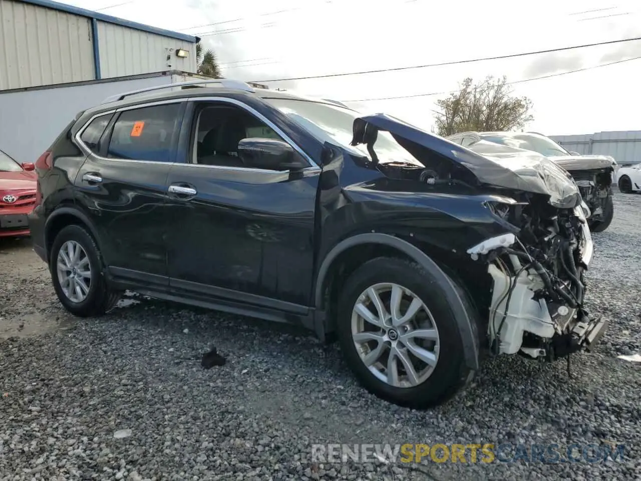 4 Photograph of a damaged car KNMAT2MT0KP553463 NISSAN ROGUE 2019