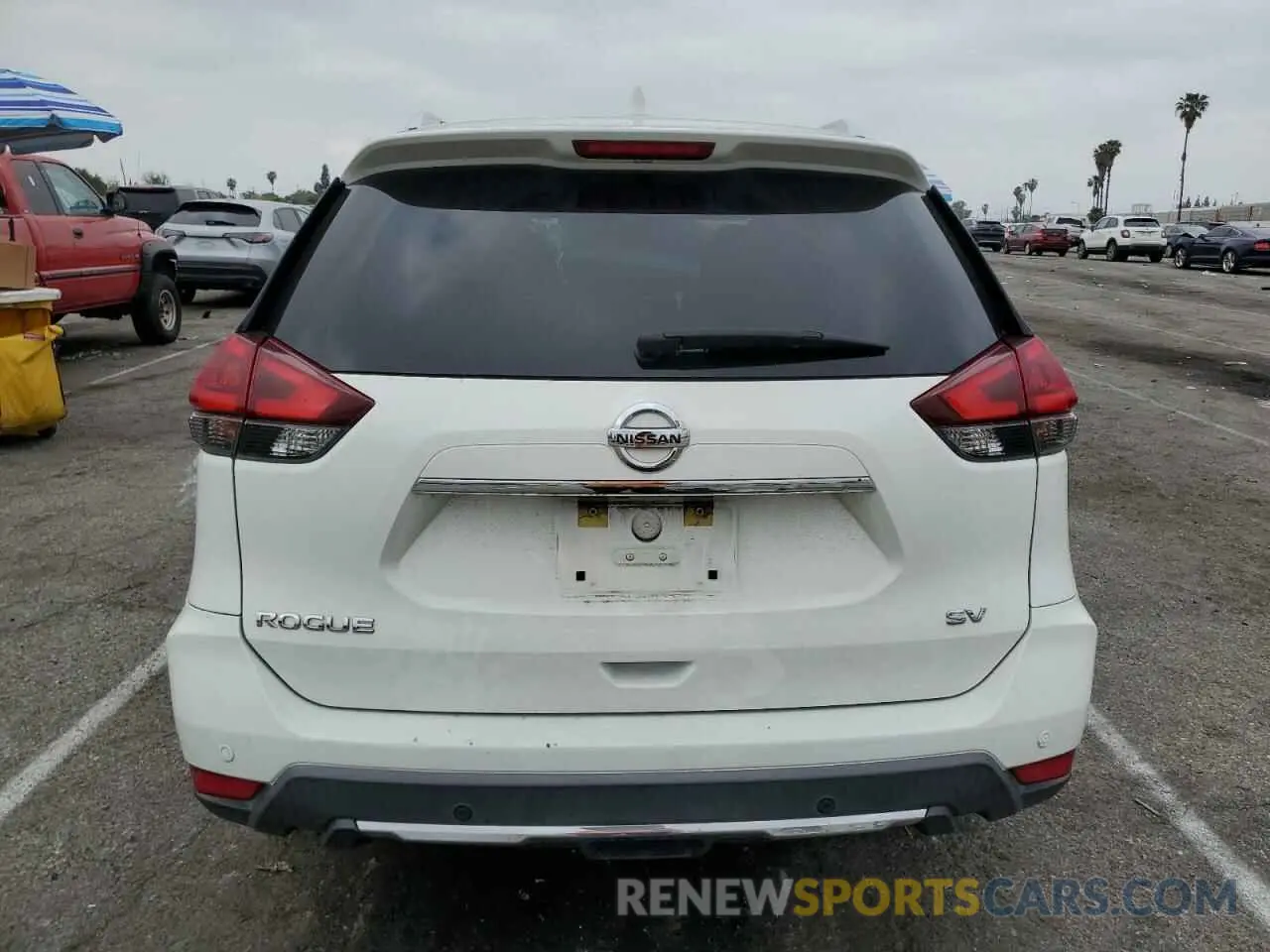 6 Photograph of a damaged car KNMAT2MT1KP511089 NISSAN ROGUE 2019