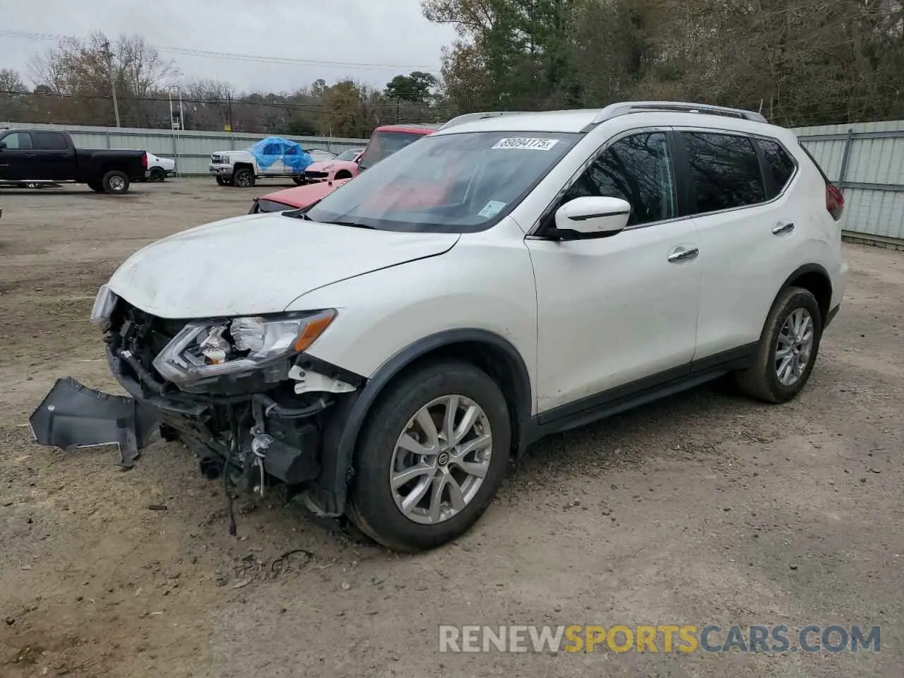 1 Photograph of a damaged car KNMAT2MT1KP557182 NISSAN ROGUE 2019