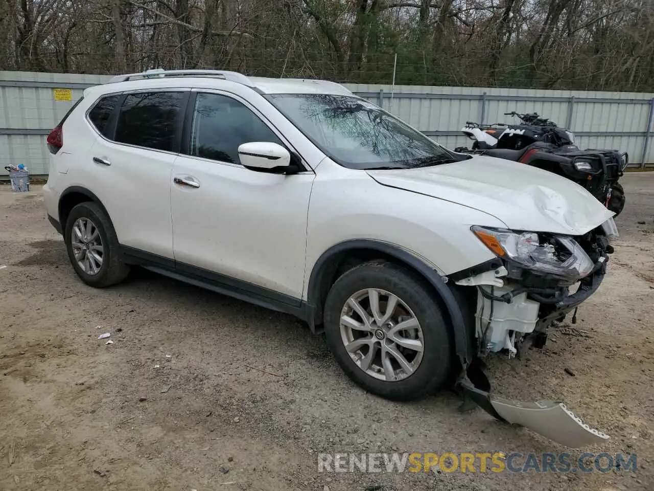 4 Photograph of a damaged car KNMAT2MT1KP557182 NISSAN ROGUE 2019