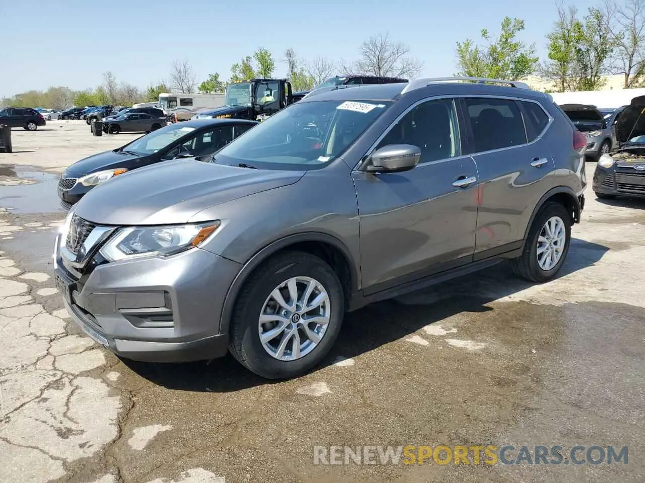 1 Photograph of a damaged car KNMAT2MT2KP505284 NISSAN ROGUE 2019