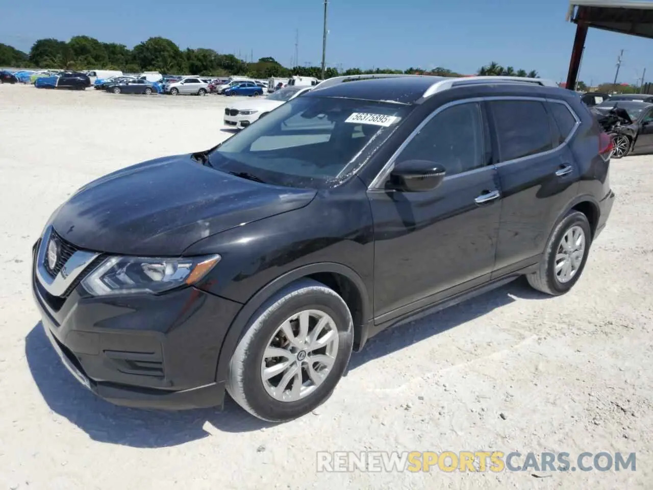1 Photograph of a damaged car KNMAT2MT2KP513627 NISSAN ROGUE 2019
