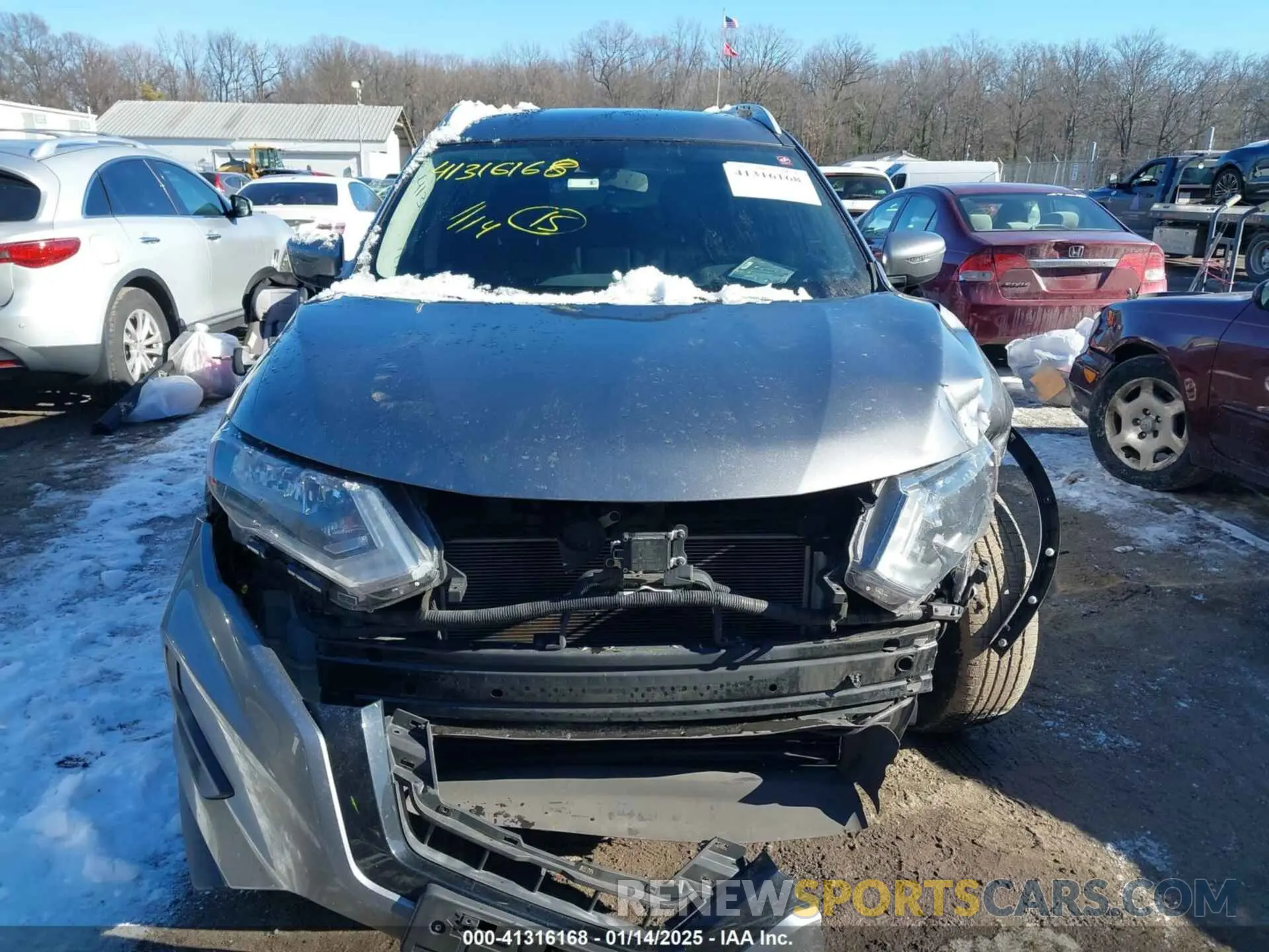 12 Photograph of a damaged car KNMAT2MT2KP521498 NISSAN ROGUE 2019