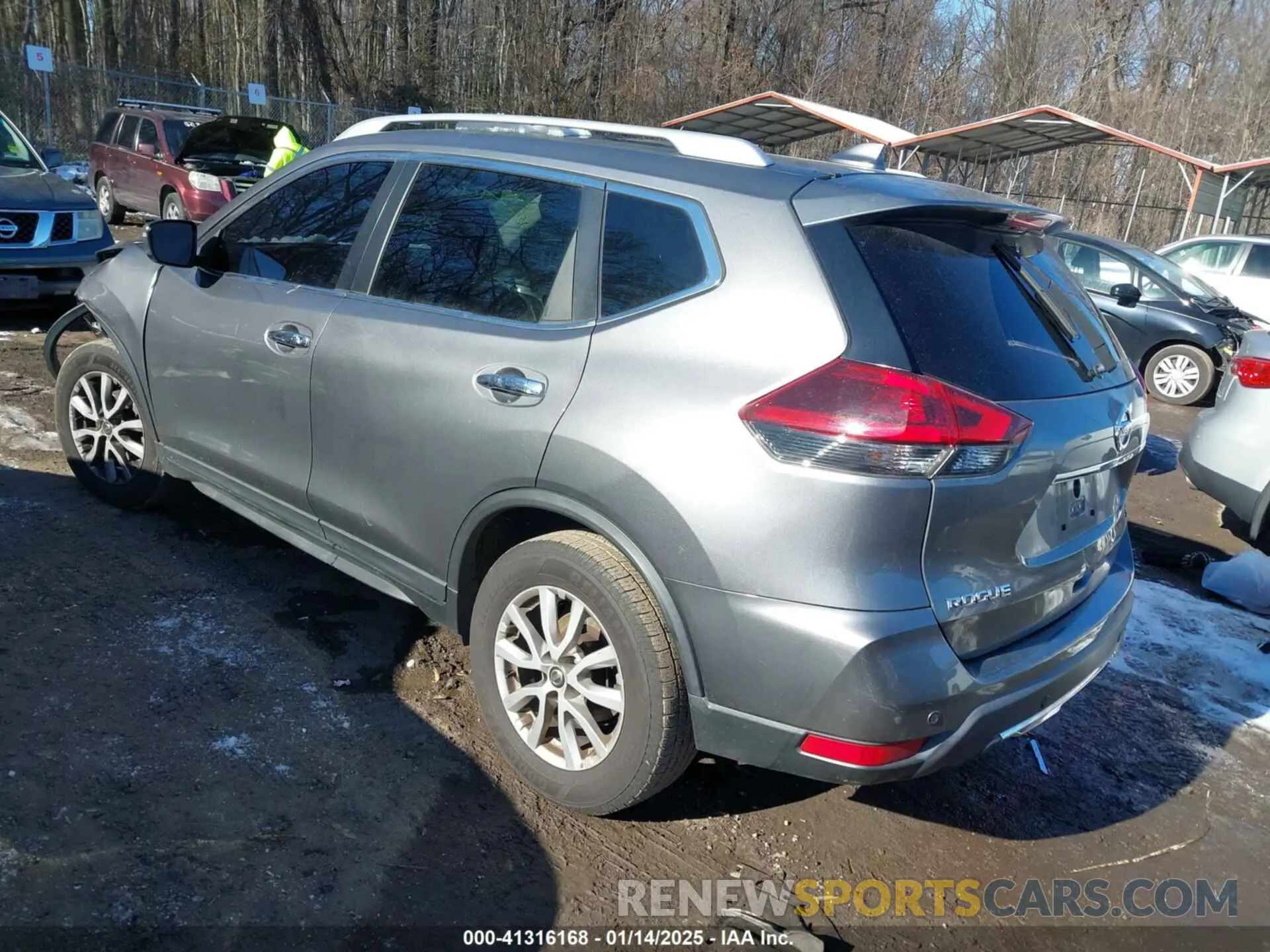 3 Photograph of a damaged car KNMAT2MT2KP521498 NISSAN ROGUE 2019
