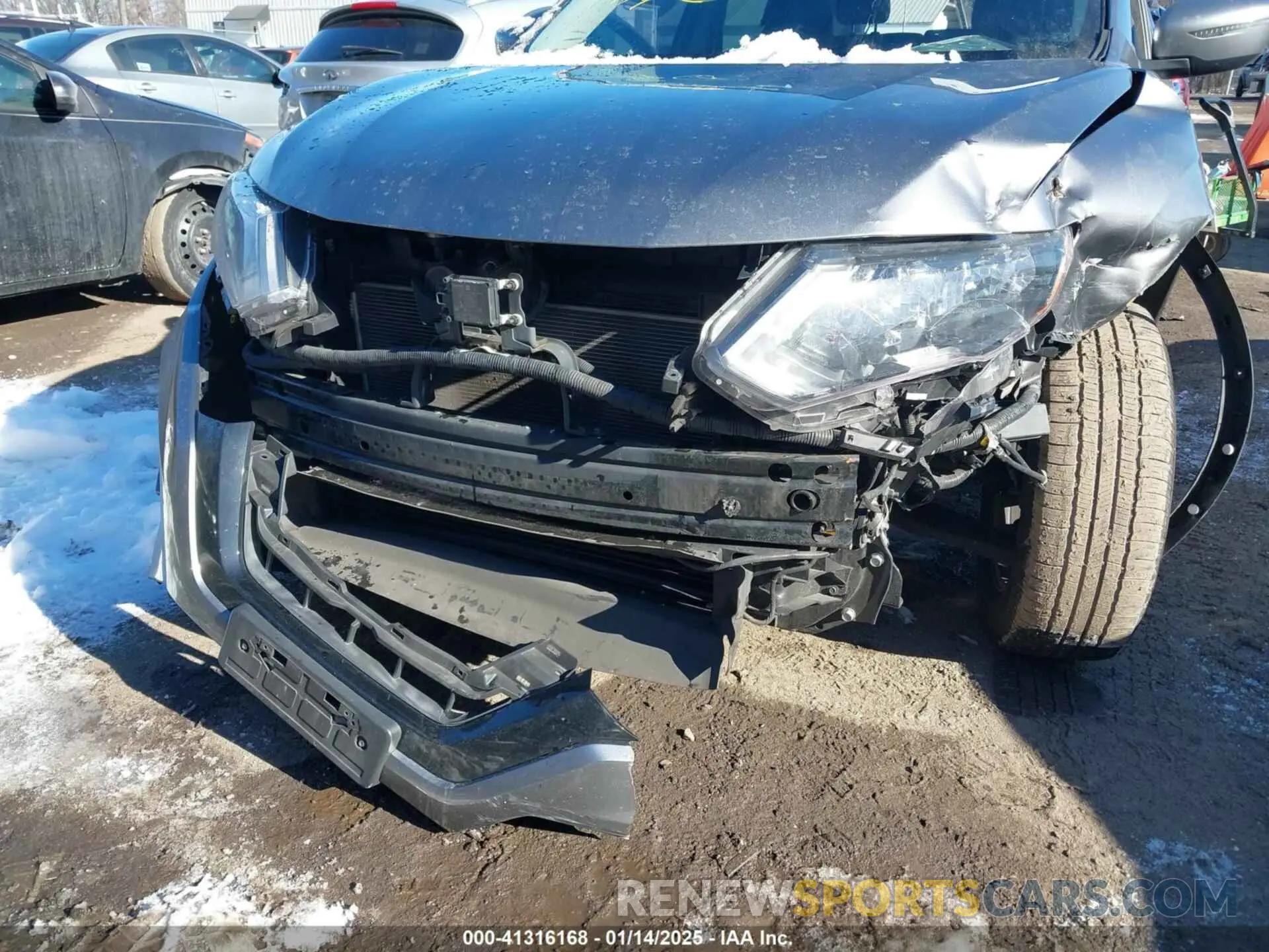 6 Photograph of a damaged car KNMAT2MT2KP521498 NISSAN ROGUE 2019