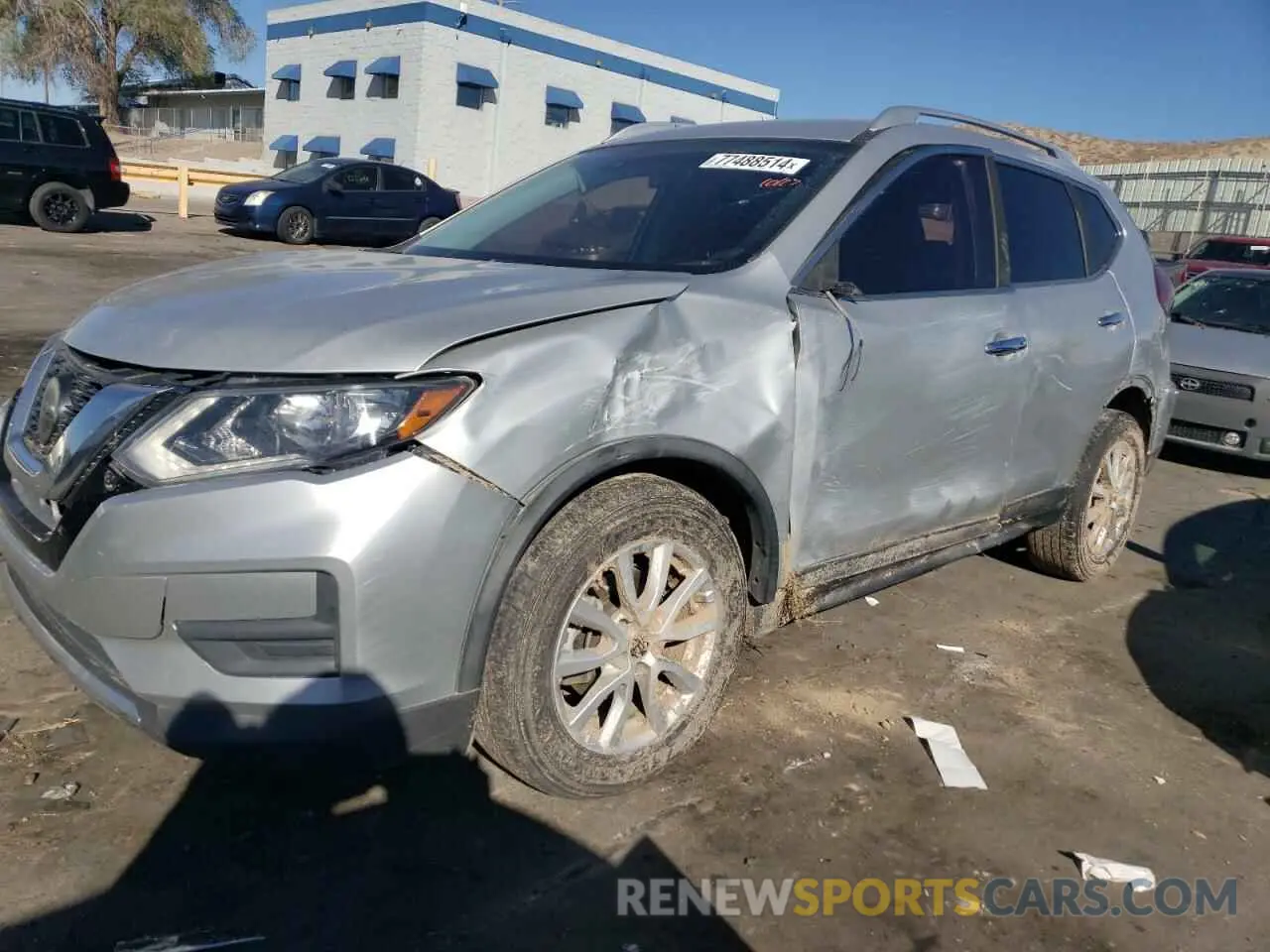 1 Photograph of a damaged car KNMAT2MT2KP528788 NISSAN ROGUE 2019