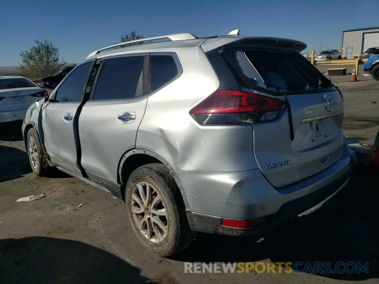2 Photograph of a damaged car KNMAT2MT2KP528788 NISSAN ROGUE 2019