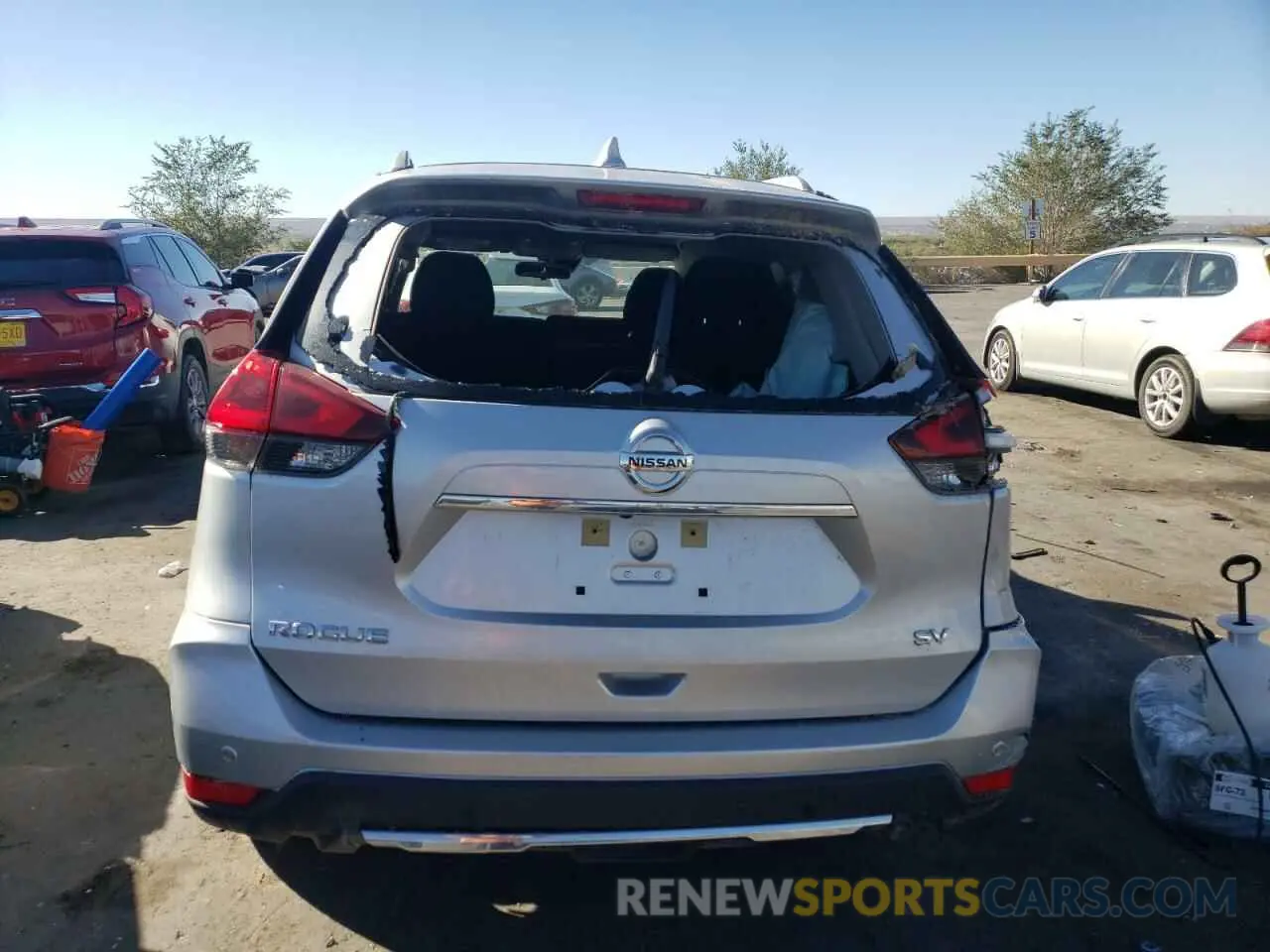 6 Photograph of a damaged car KNMAT2MT2KP528788 NISSAN ROGUE 2019