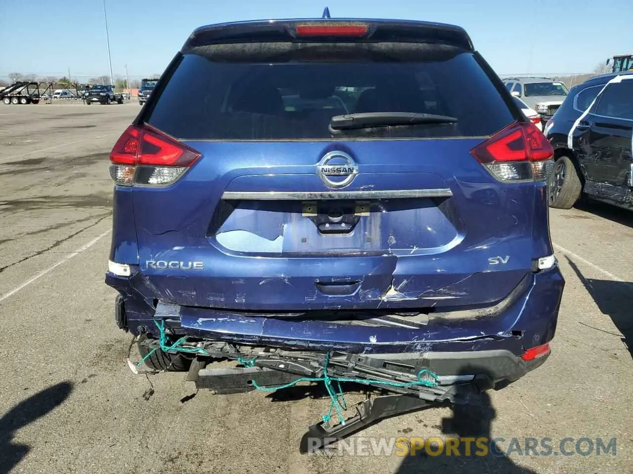 6 Photograph of a damaged car KNMAT2MT3KP511594 NISSAN ROGUE 2019