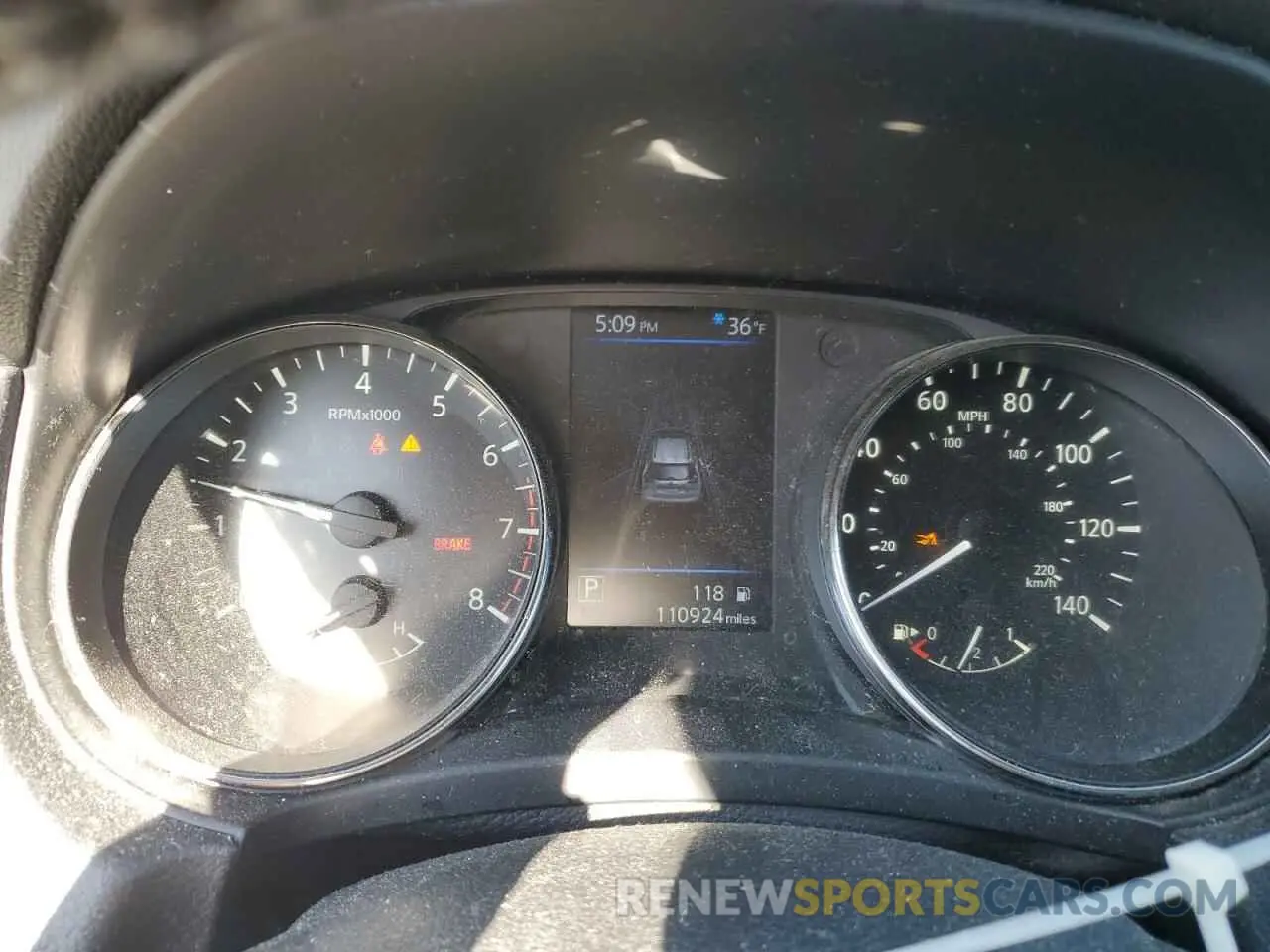 9 Photograph of a damaged car KNMAT2MT3KP511594 NISSAN ROGUE 2019