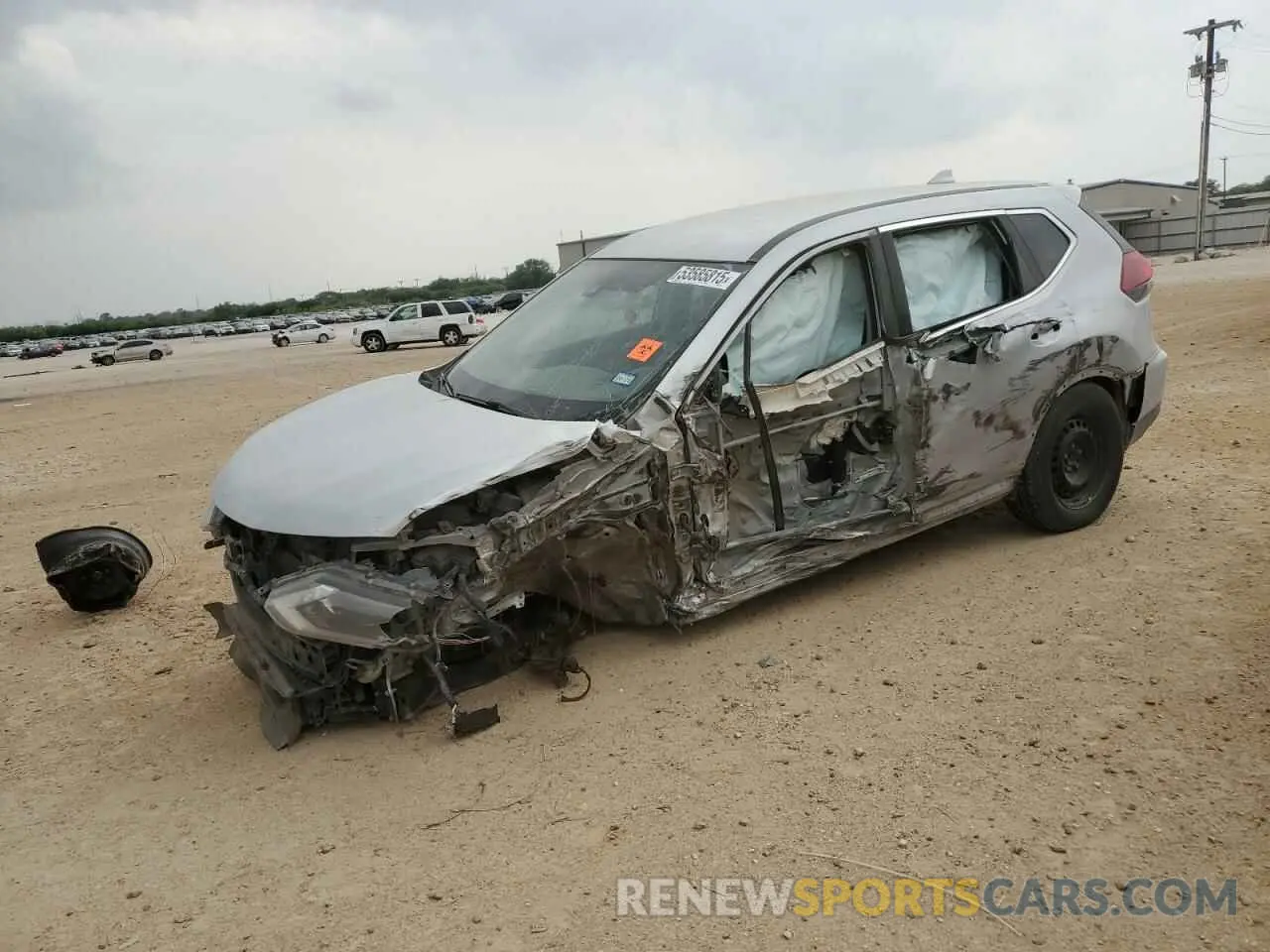 1 Photograph of a damaged car KNMAT2MT3KP519937 NISSAN ROGUE 2019