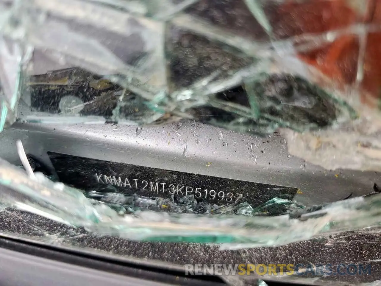 12 Photograph of a damaged car KNMAT2MT3KP519937 NISSAN ROGUE 2019