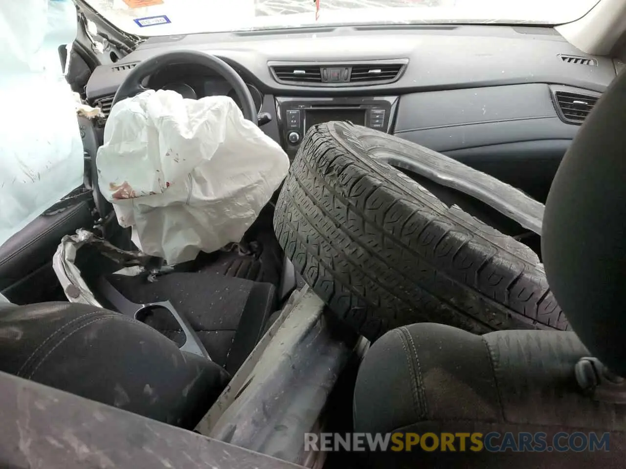 8 Photograph of a damaged car KNMAT2MT3KP519937 NISSAN ROGUE 2019