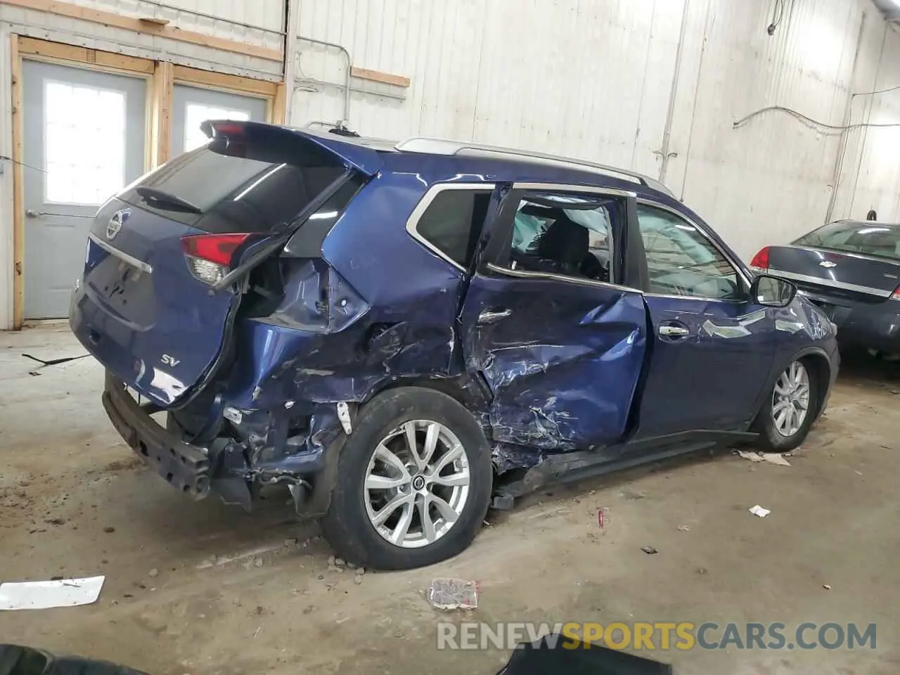 3 Photograph of a damaged car KNMAT2MT3KP522742 NISSAN ROGUE 2019