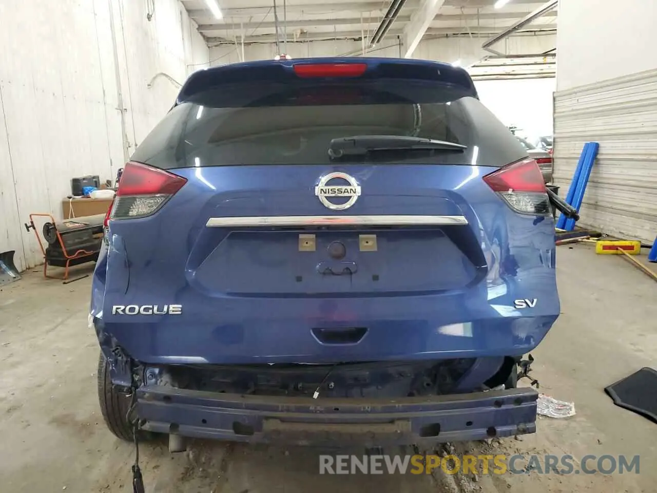 6 Photograph of a damaged car KNMAT2MT3KP522742 NISSAN ROGUE 2019
