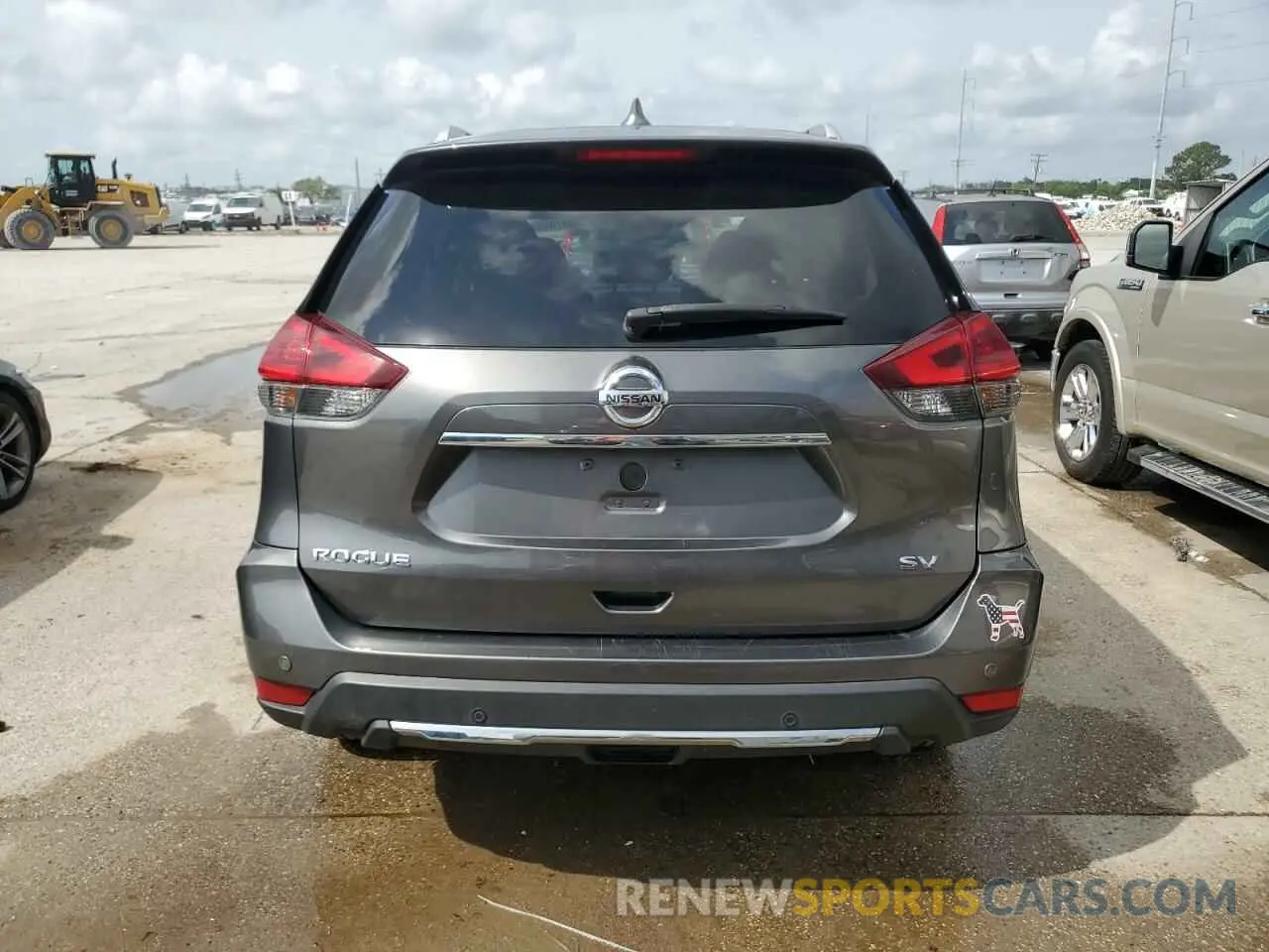 6 Photograph of a damaged car KNMAT2MT3KP527472 NISSAN ROGUE 2019